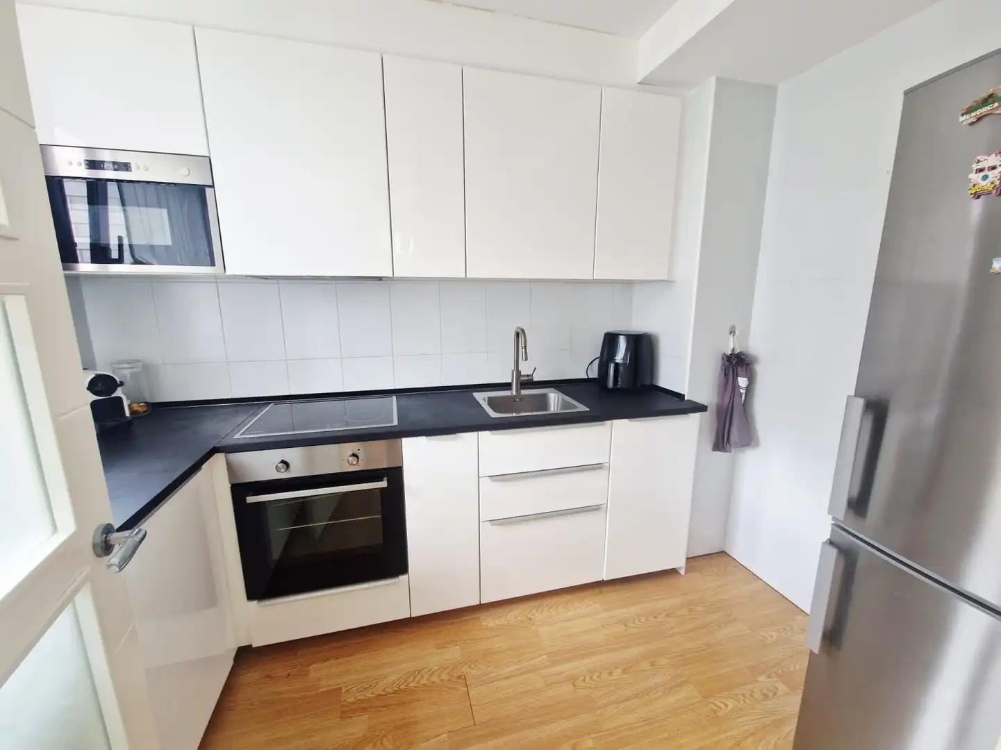 Küche von Wohnung zur Miete in Avilés mit Heizung und Privatgarten