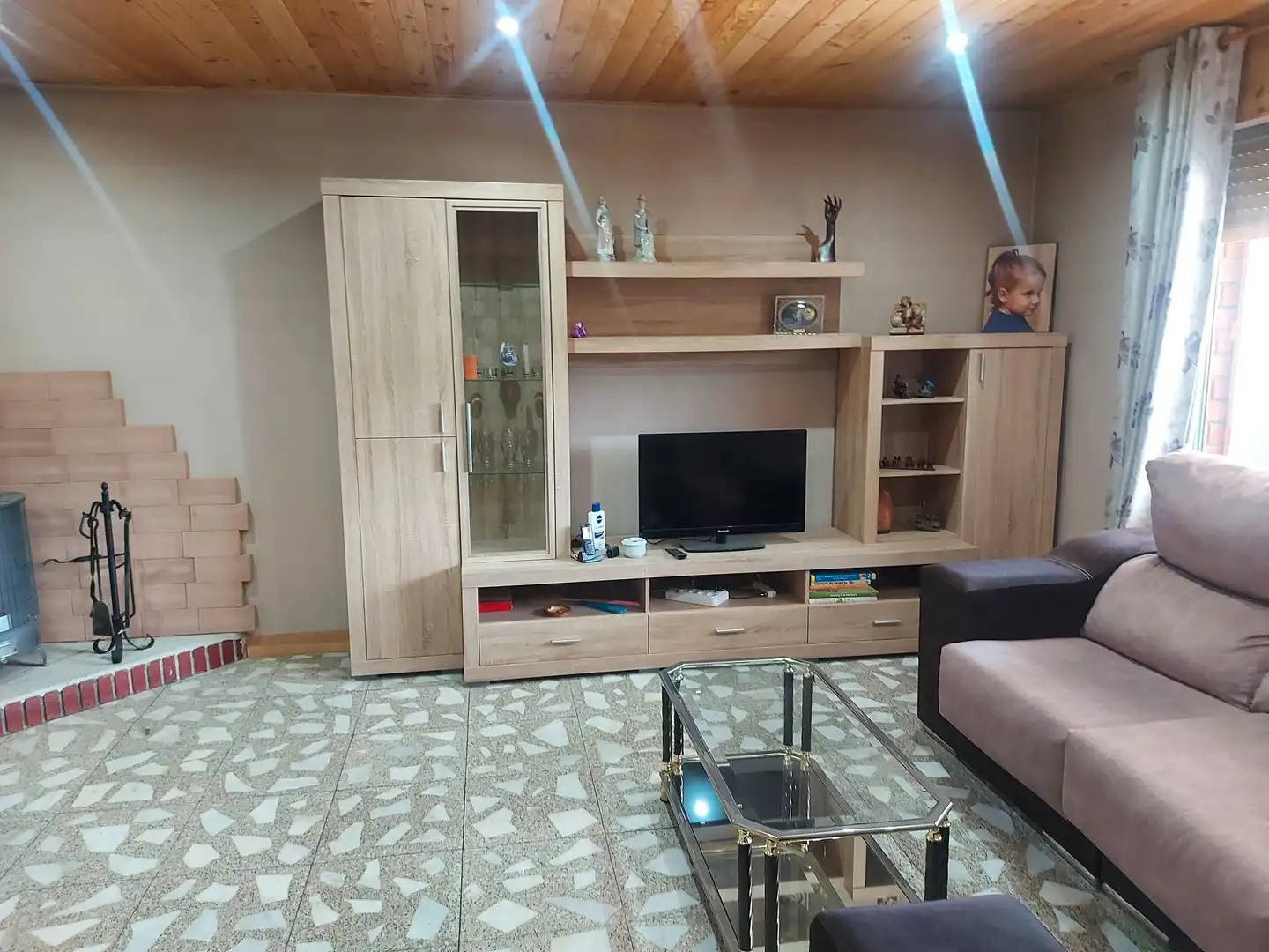 Sala de estar de Casa o chalet en venta en Navas del Rey con Aire acondicionado, Calefacción y Jardín privado
