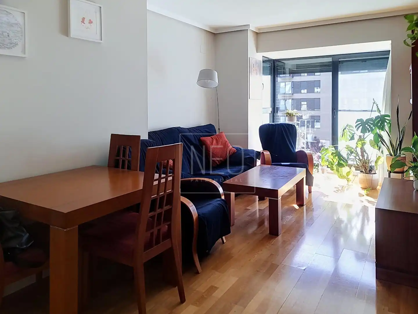 Living room of Flat for sale in Madrid  with Air Conditioner, Heating and Private garden