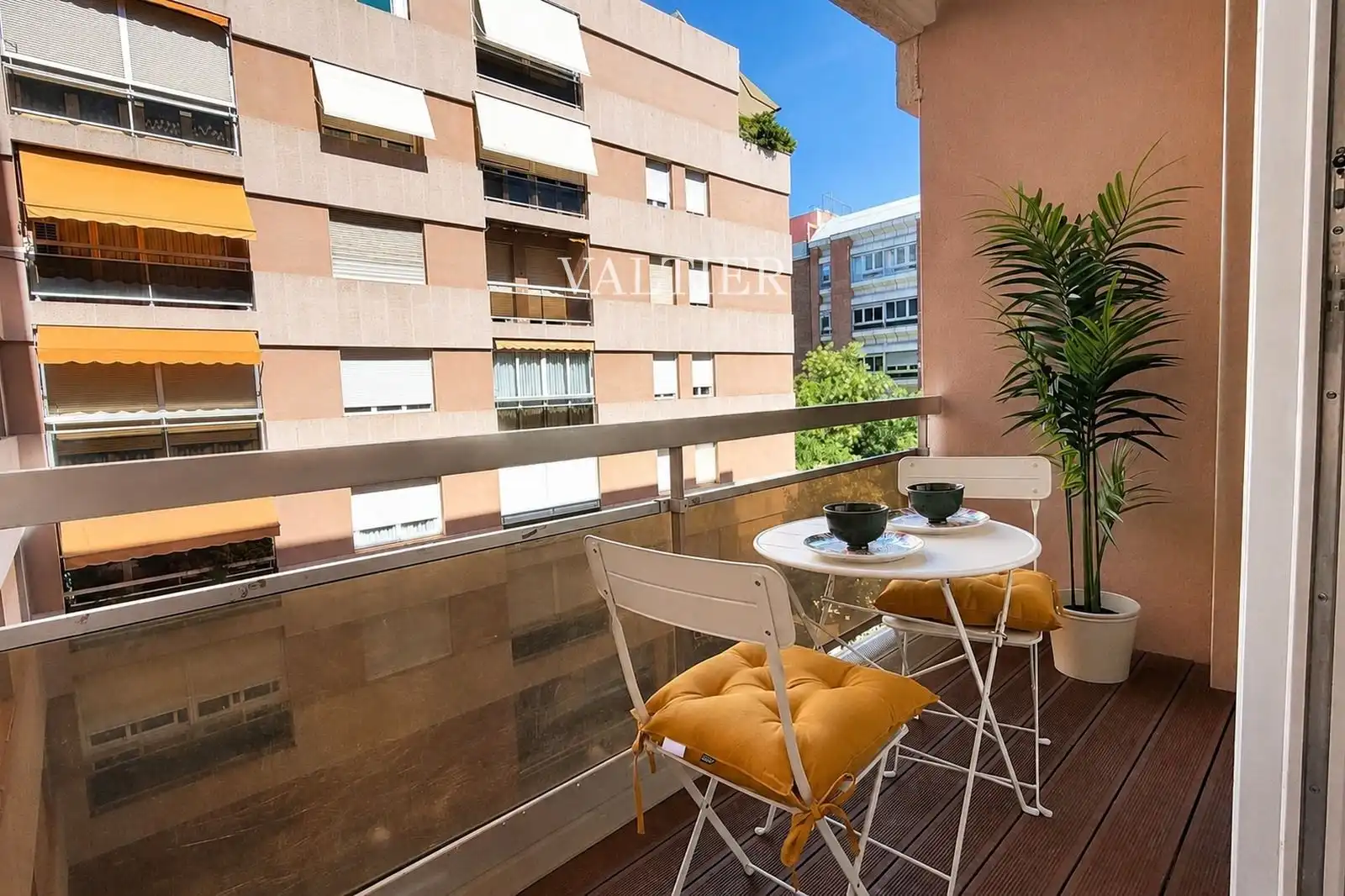 Balcony of Flat for sale in Madrid  with Air Conditioner, Heating and Terrace