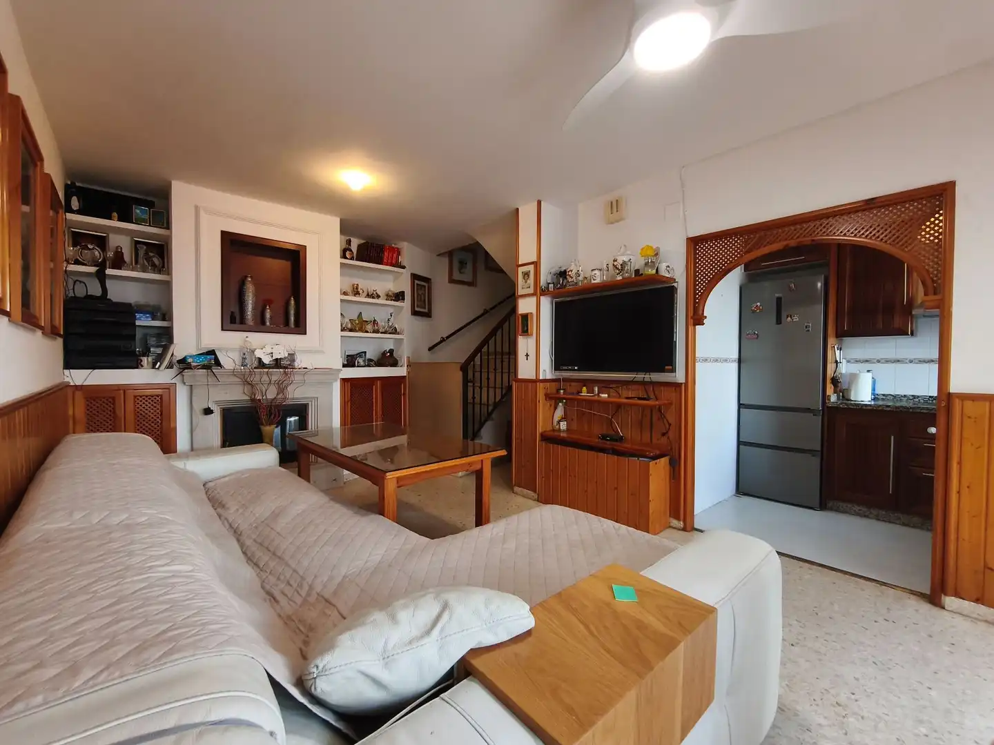Sala de estar de Casa adosada en venta en El Portil con Aire acondicionado y Piscina comunitaria