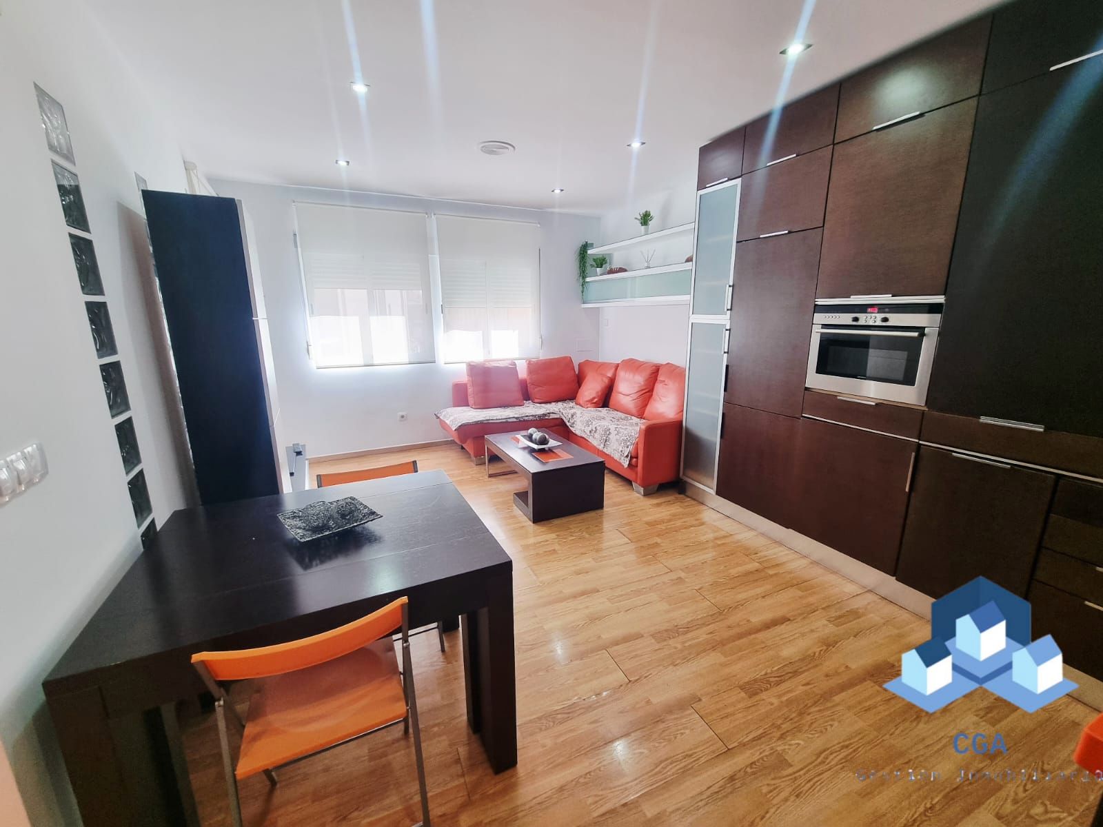 Sala de estar de Apartamento en venta en Lorca con Aire acondicionado, Calefacción y Parquet