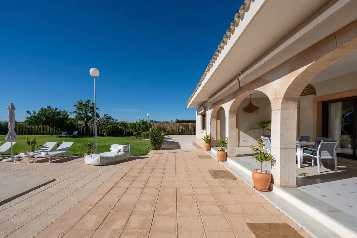 Terraza de Casa o chalet en venta en Elche / Elx con Aire acondicionado, Calefacción y Jardín privado