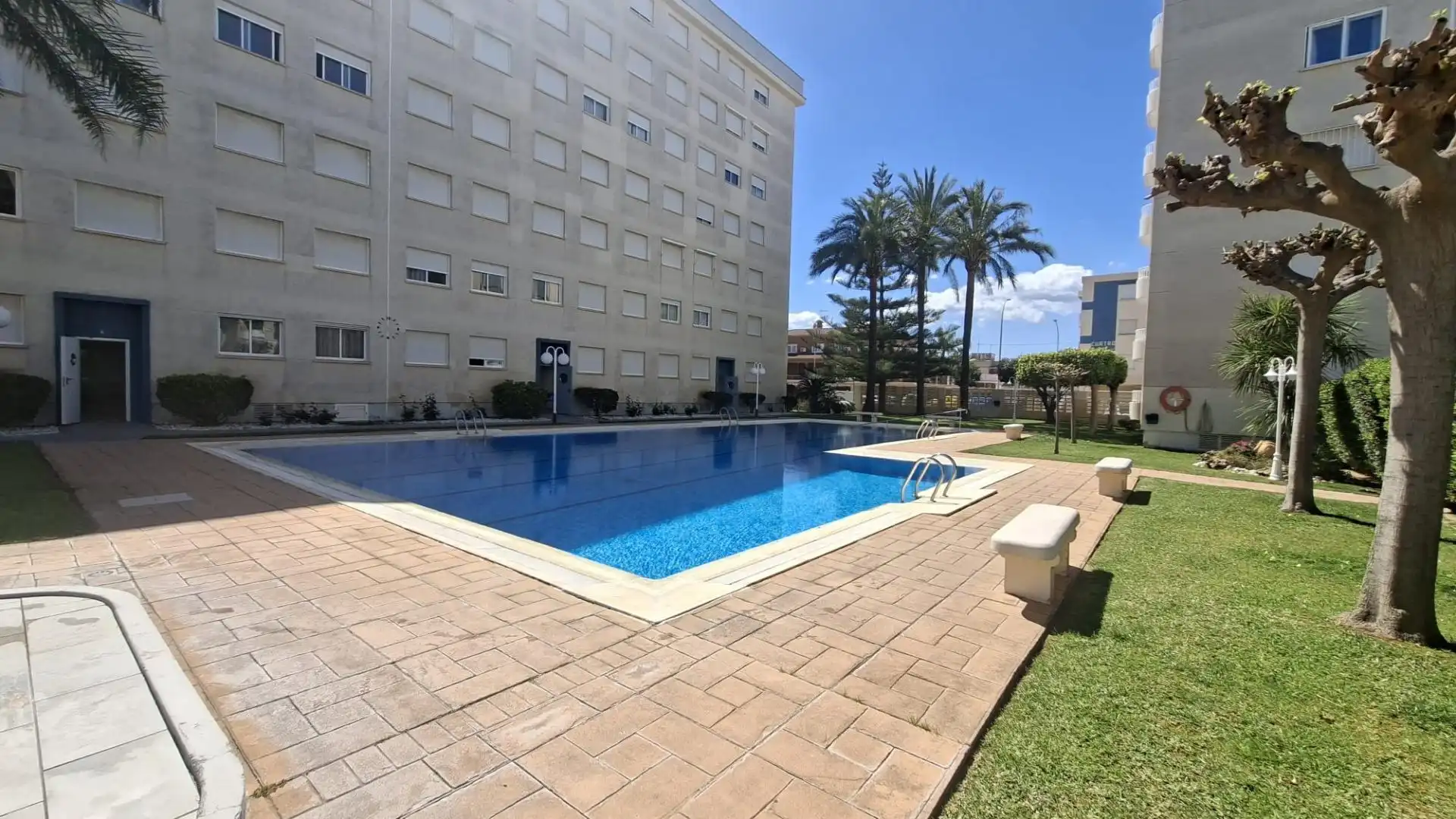 Swimming pool of Apartments for sale in Daimús  with Air Conditioner, Private garden and Terrace
