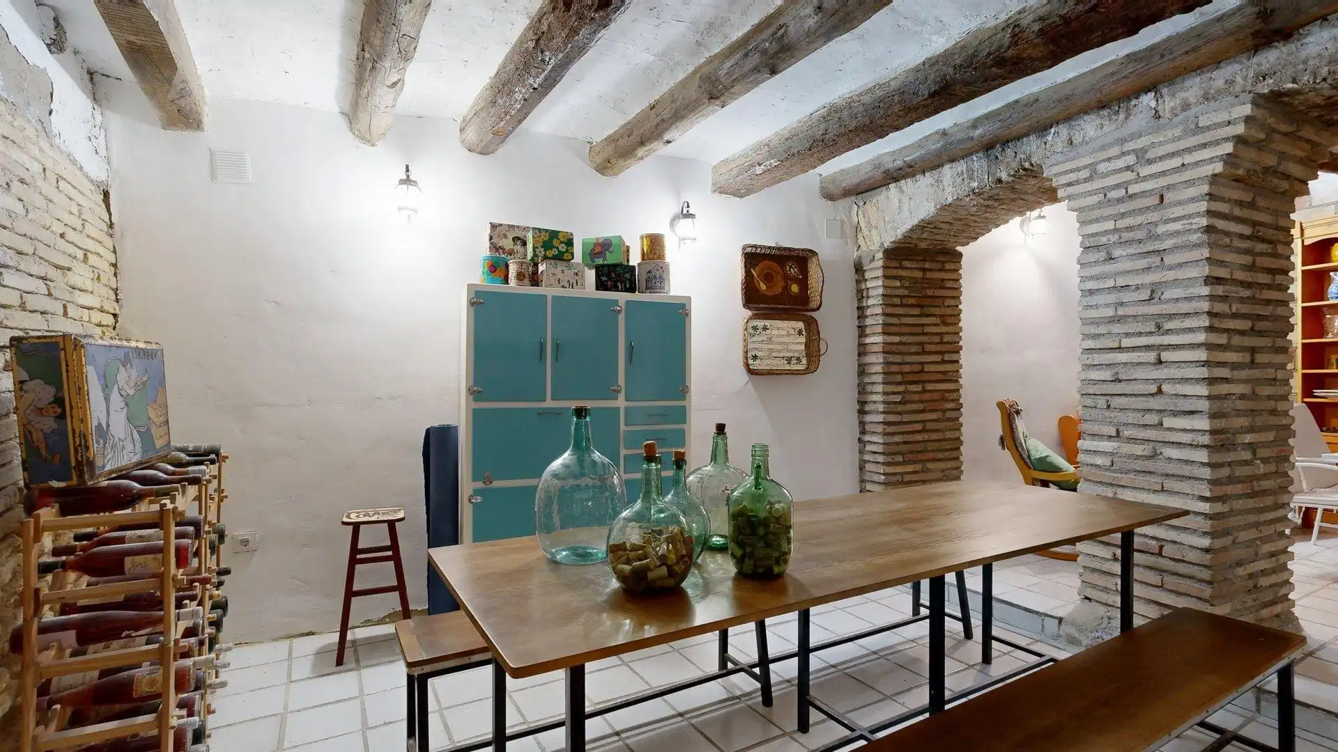 Comedor de Casa o chalet en venta en Magallón con Jardín privado, Terraza y Amueblado