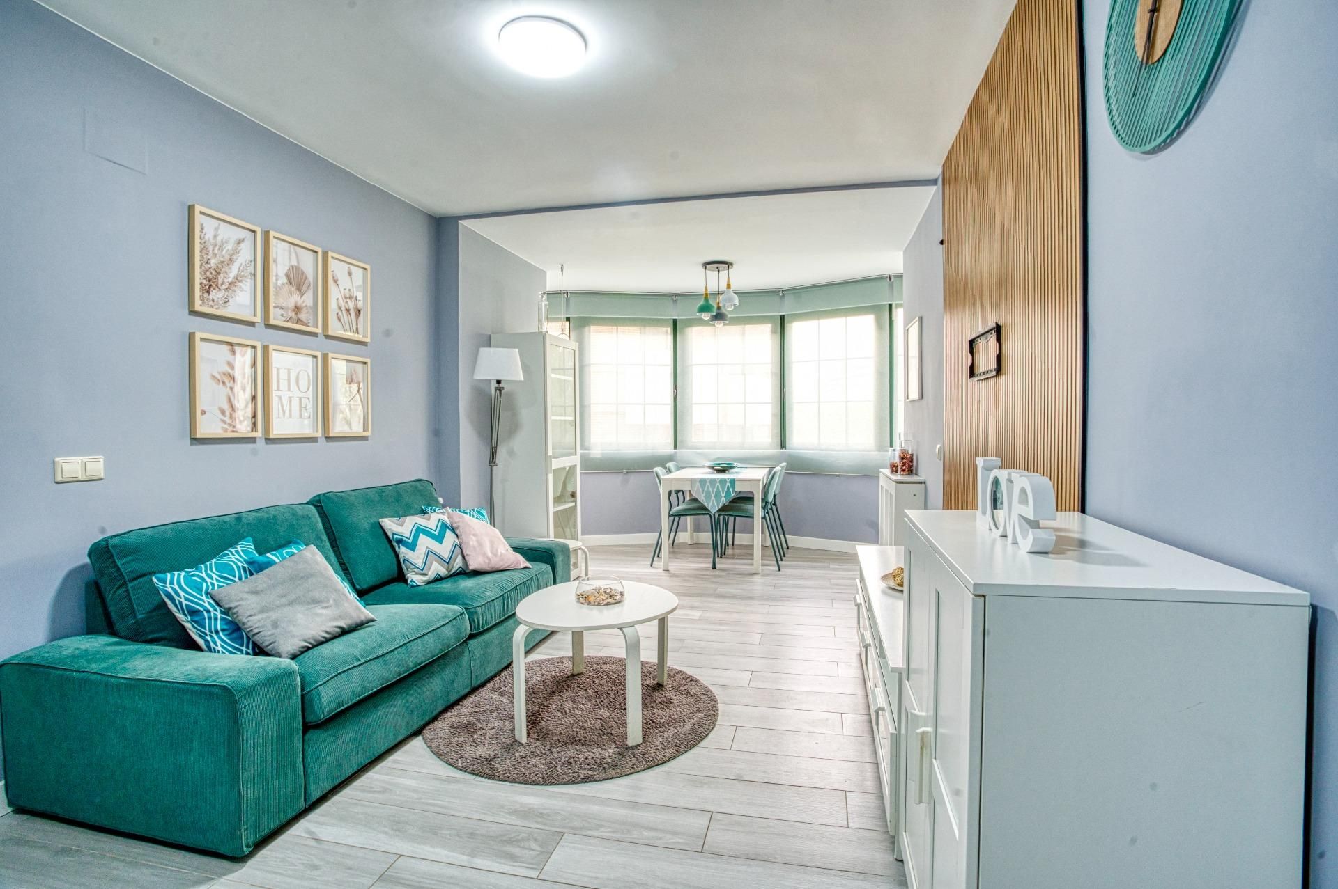 Living room of Flat to rent in Collado Villalba  with Heating, Private garden and Terrace