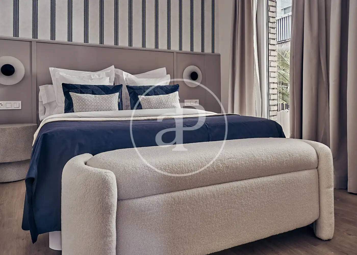 Schlafzimmer von Wohnung zum Verkauf in Madrid mit Klimaanlage, Heizung und Terrasse