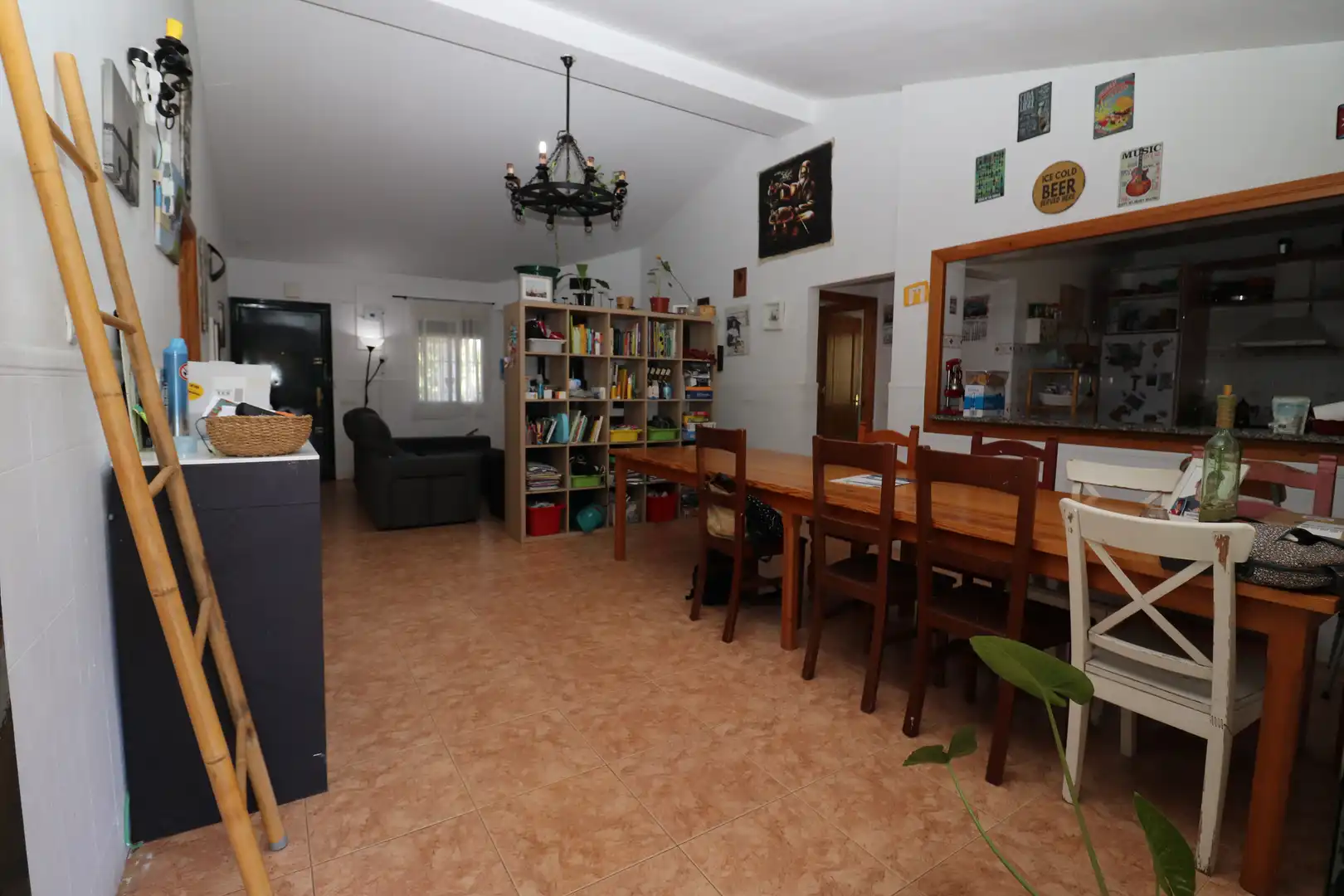Menjador de Finca rústica en venda en Aljaraque amb Jardí privat, Piscina i Moblat