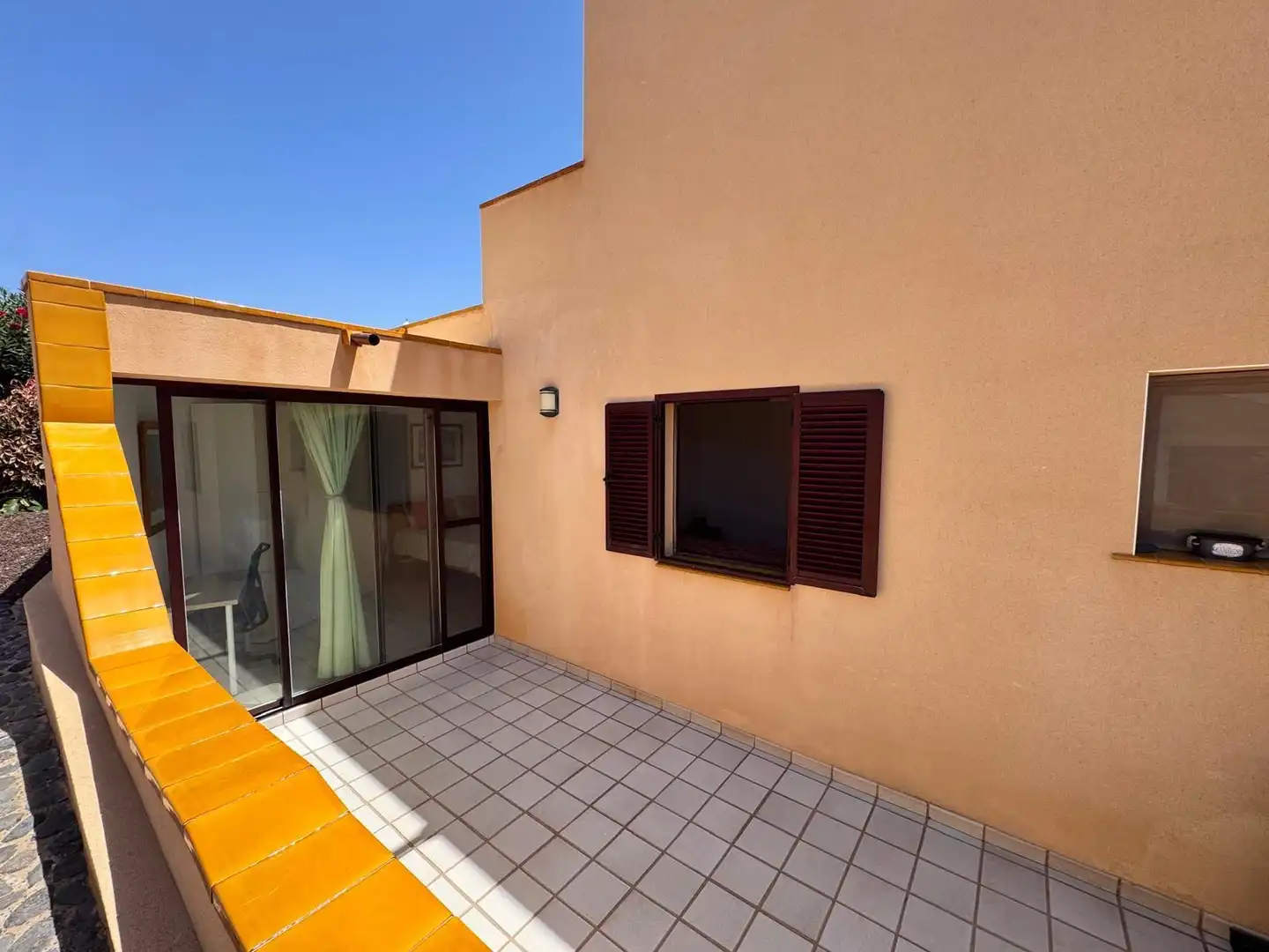 Terraza de Apartamento de alquiler en Costa Calma