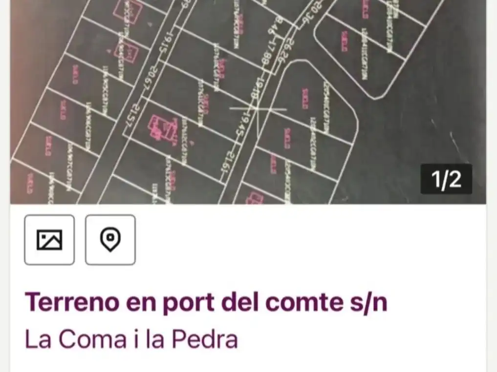 Terreny residencial en venda a Carrer de la Rasa del Sucre 9