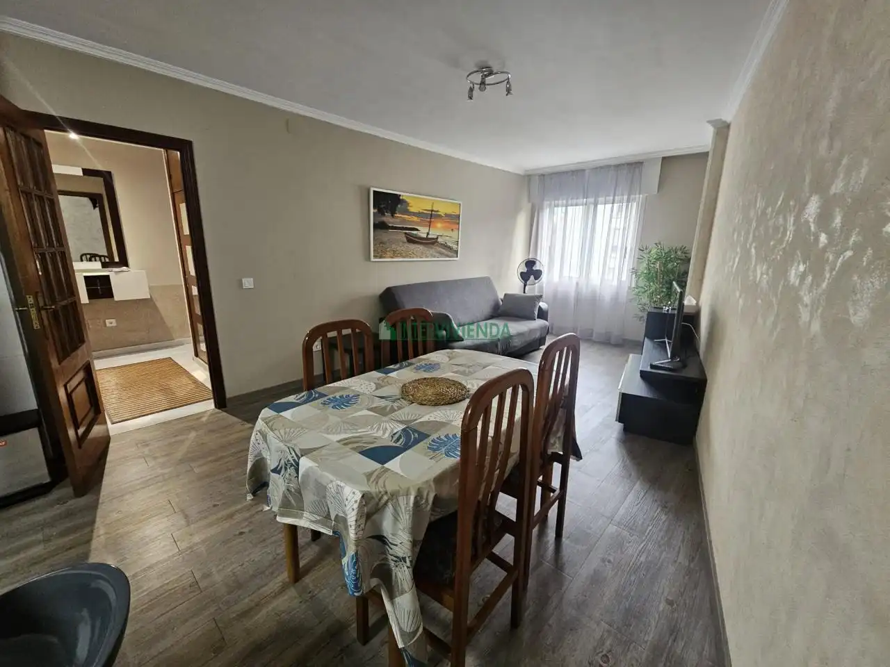 Sala d'estar de Pis en venda en Sanxenxo amb Terrassa i Moblat