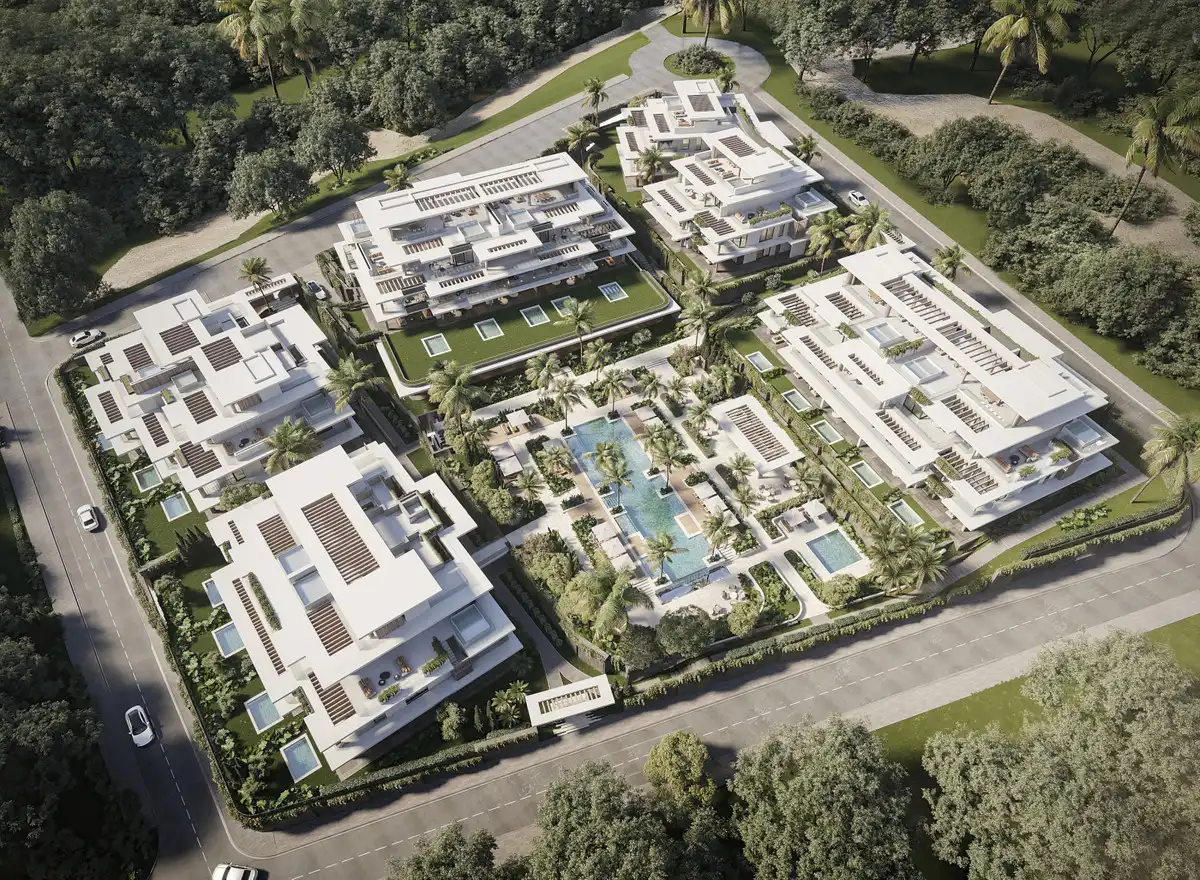 Exterior view of Flat for sale in Estepona  with Air Conditioner, Terrace and Storage room