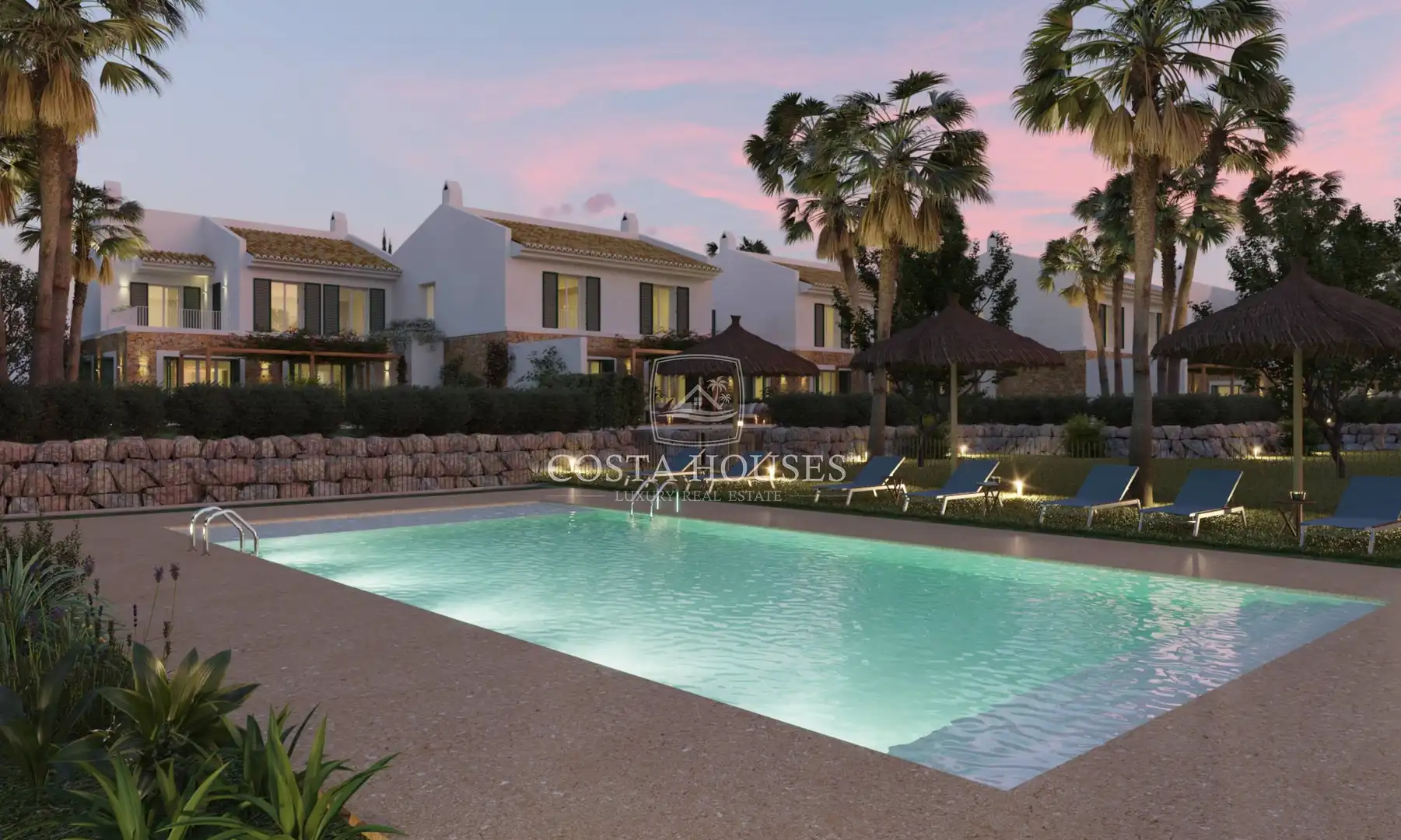 Piscina de Casa adosada en venda en Jávea / Xàbia amb Aire condicionat, Jardí privat i Terrassa
