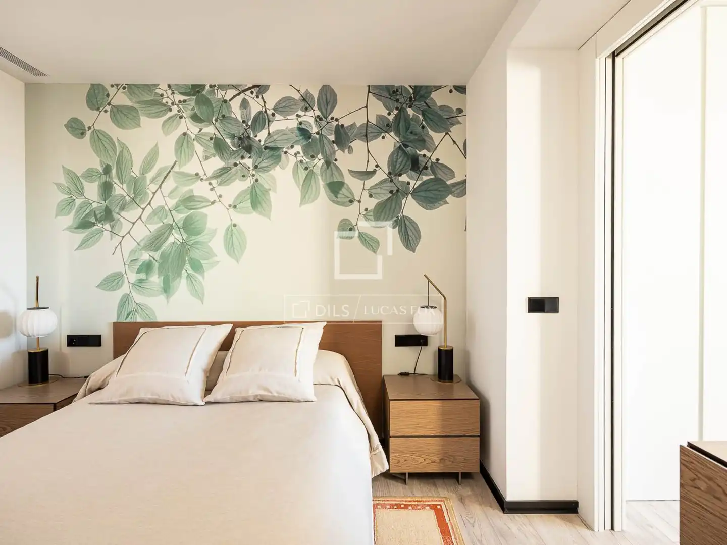 Schlafzimmer von Dachboden zum Verkauf in Barcelona mit Klimaanlage, Heizung und Terrasse