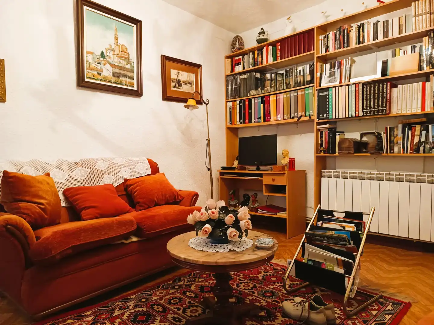 Sala de estar de Casa o chalet en venta en San Adrián con Amueblado