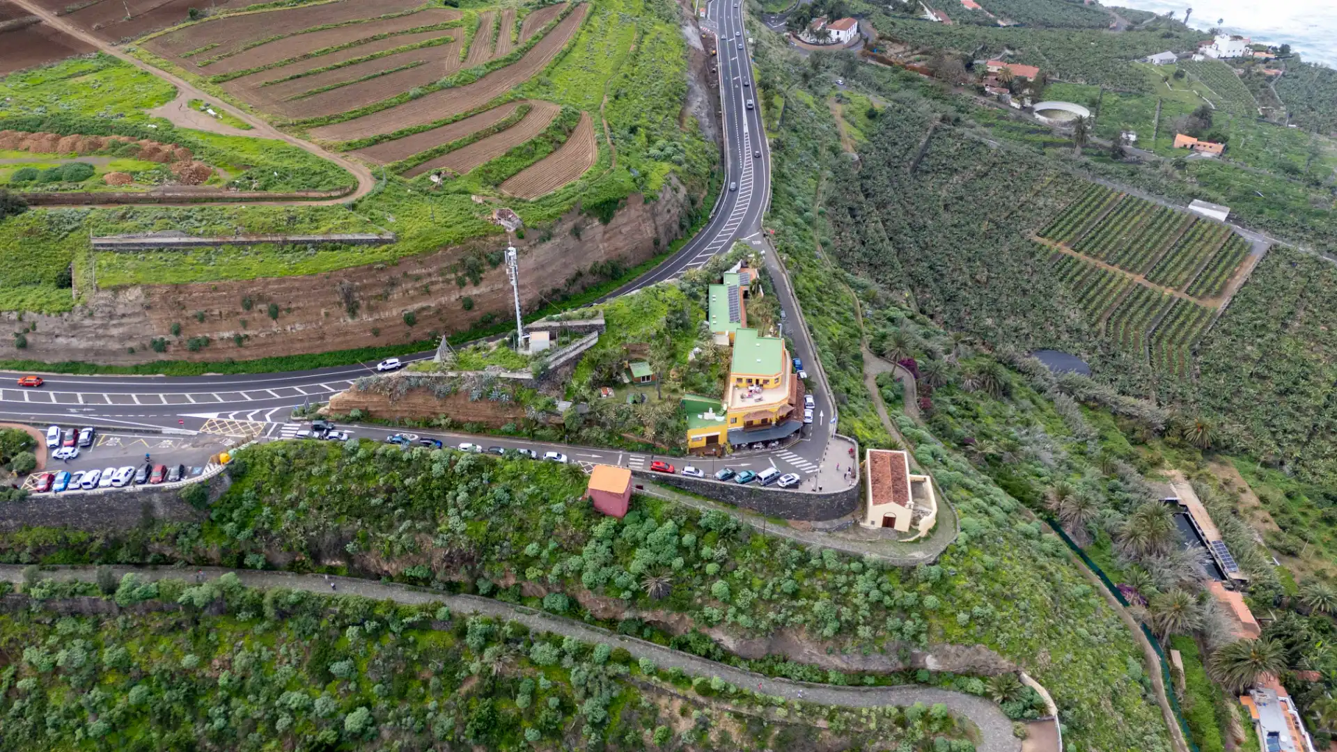 Vista exterior de Finca rústica en venda en Los Realejos amb Parquet, Terrassa i Balcó