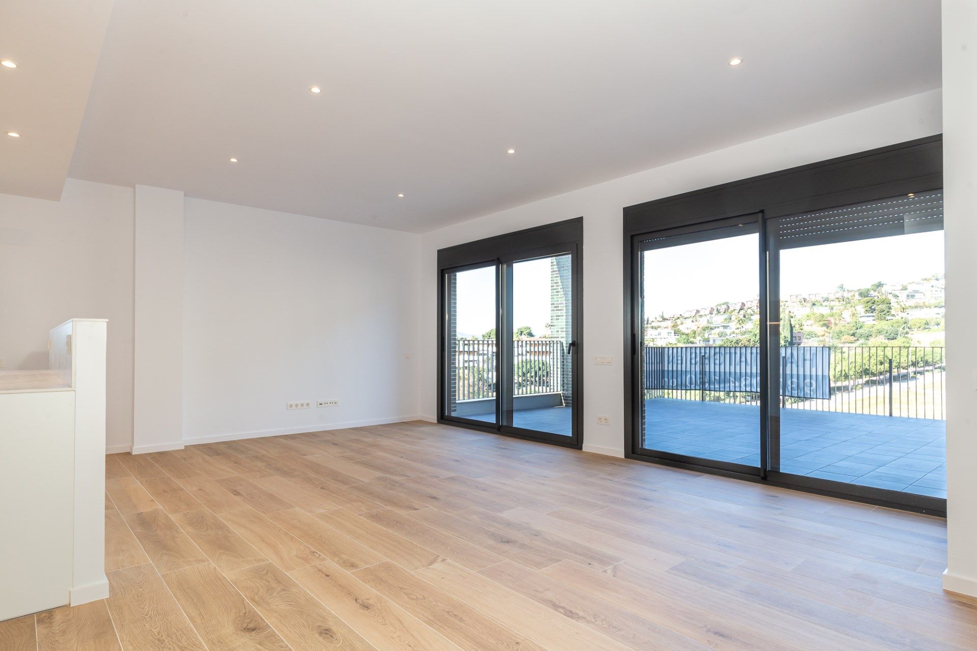Living room of Attic to rent in Esplugues de Llobregat  with Air Conditioner, Heating and Terrace