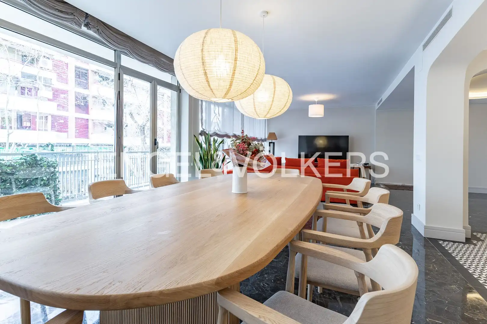 Dining room of Flat for sale in  Barcelona Capital  with Air Conditioner, Heating and Parquet flooring