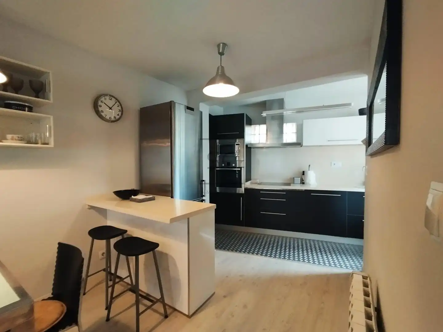 Kitchen of Flat for rent in Ferrol  with Heating and Furnished