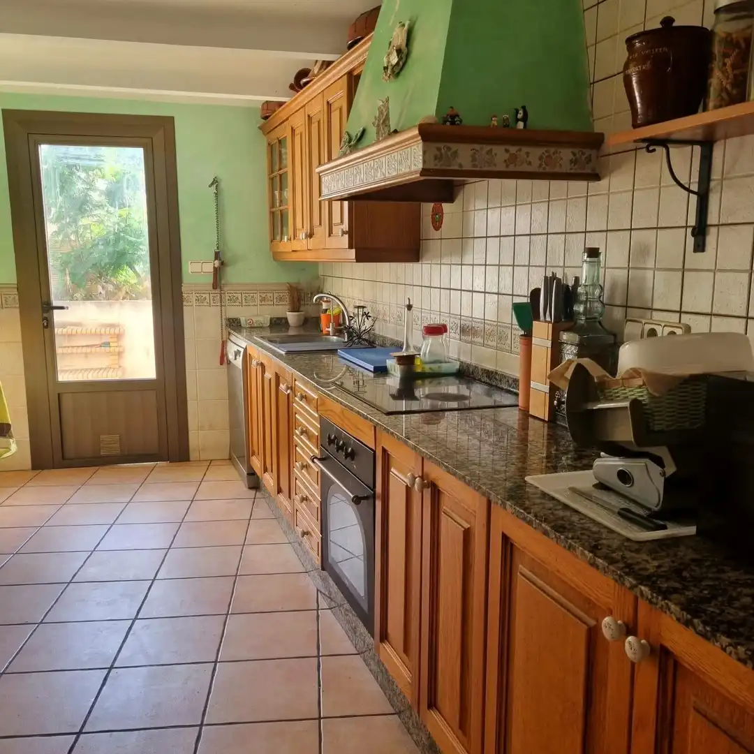 Cuina de Planta baixa en venda en Marratxí amb Aire condicionat, Jardí privat i Terrassa