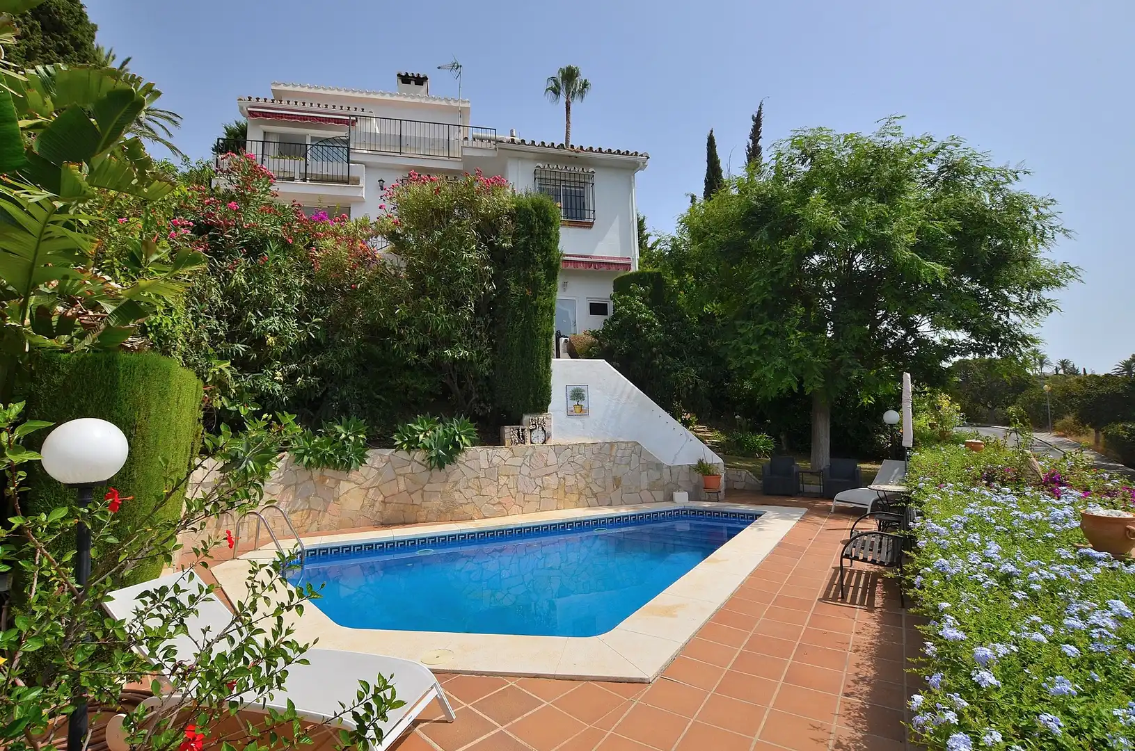 Jardín de Casa o chalet en venta en Benalmádena con Aire acondicionado, Jardín privado y Terraza