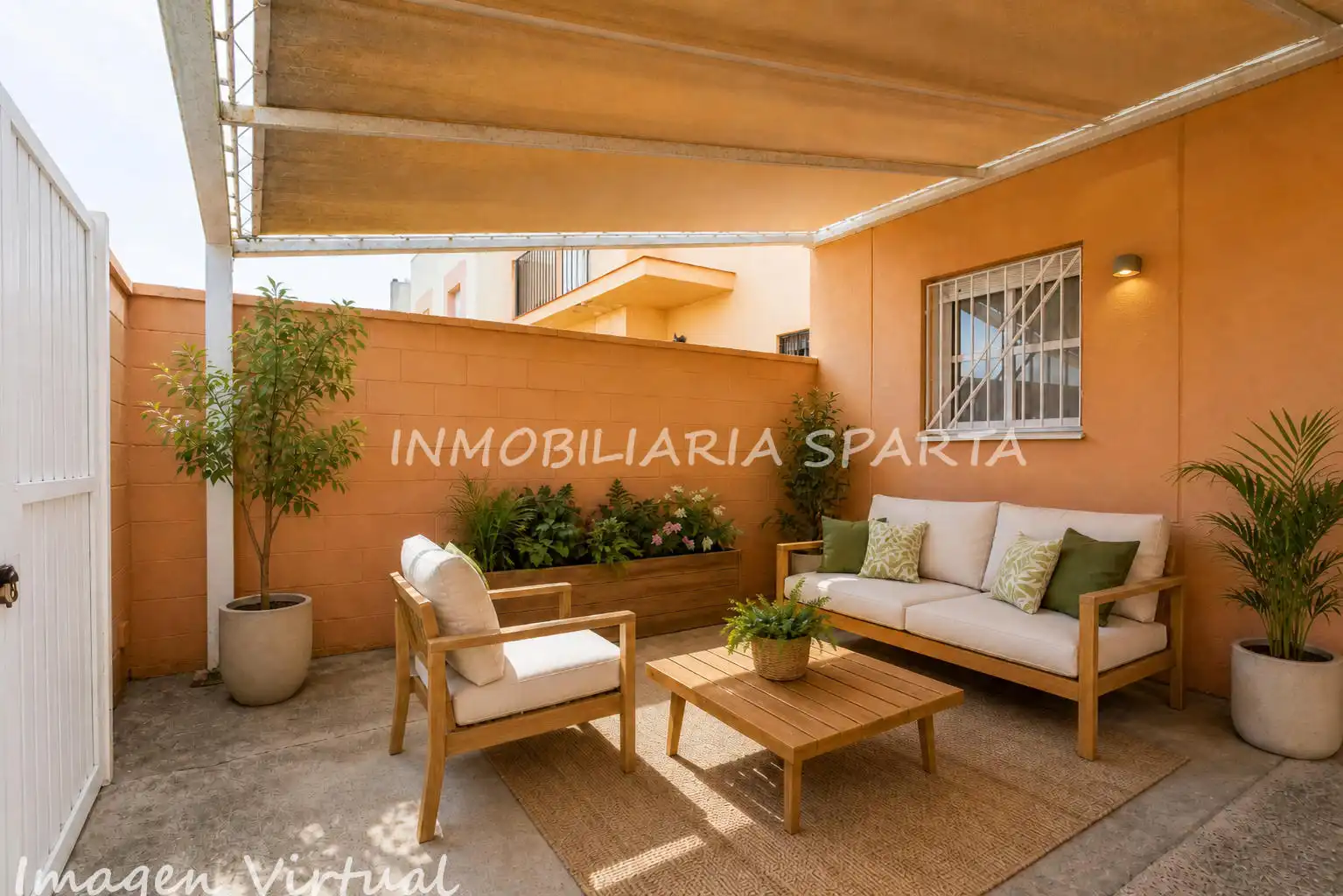 Terrace of Detached homes for sale in Bollullos de la Mitación  with Air Conditioner, Terrace and Oven