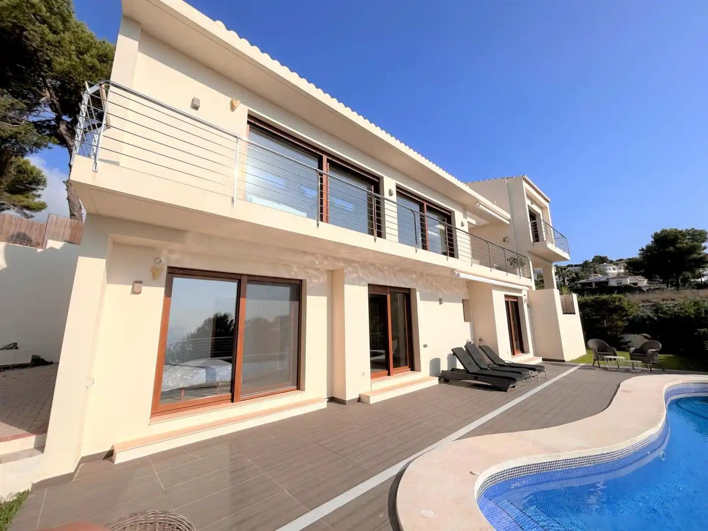 Vista exterior de Casa o chalet en venta en Jávea / Xàbia con Aire acondicionado, Calefacción y Jardín privado