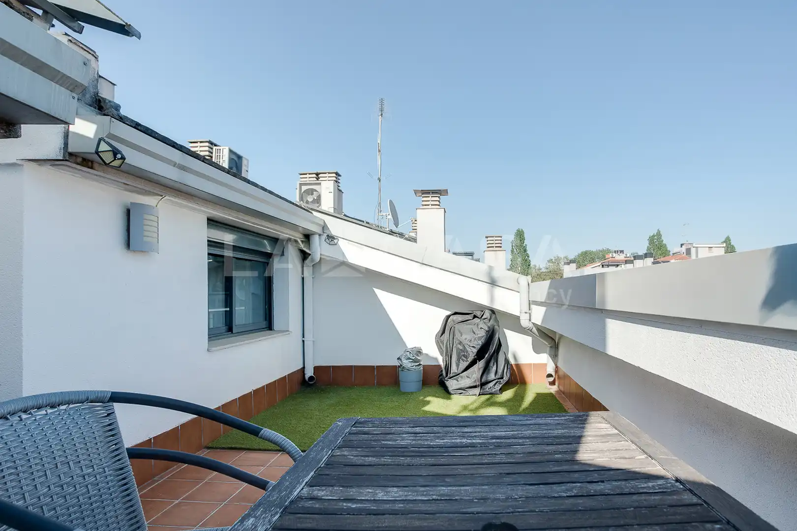 Terraza de Dúplex en venta en Les Franqueses del Vallès con Aire acondicionado, Calefacción y Parquet