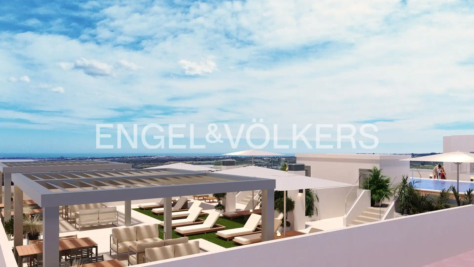 Terrasse von Wohnung zum Verkauf in San Miguel de Salinas mit Heizung, Terrasse und Schwimmbad