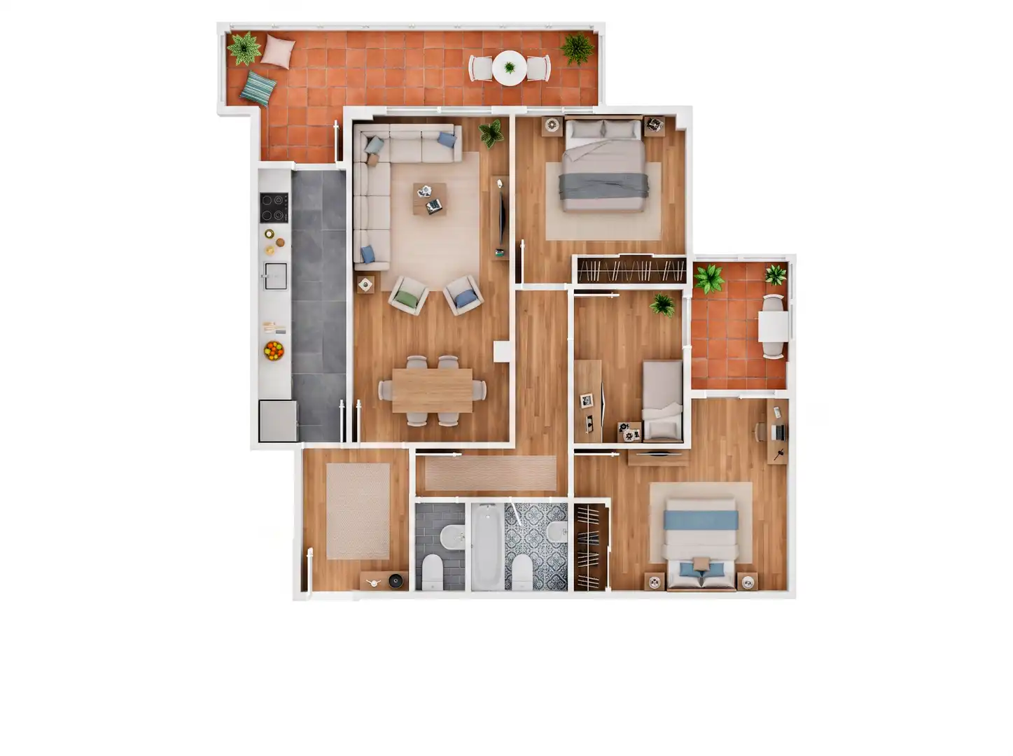 Piso en venta en Madrid con Aire acondicionado, Calefacción y Terraza