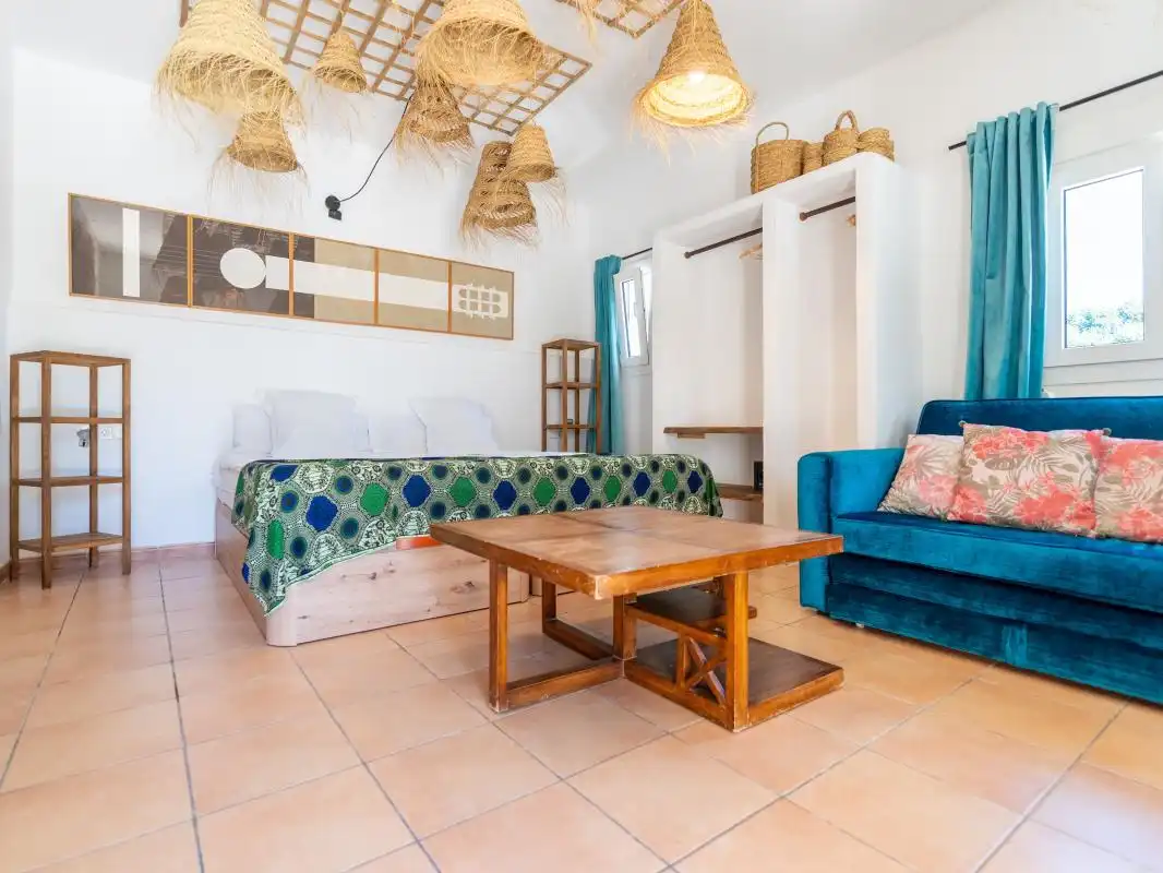 Bedroom of Houses for sale in Sant Josep de sa Talaia  with Air Conditioner, Heating and Private garden