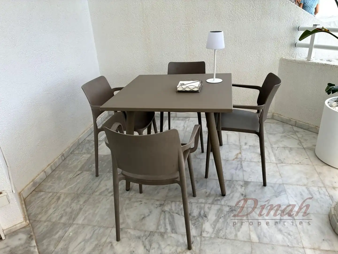 Terrasse von Wohnungen zur Miete in Altea mit Klimaanlage, Heizung und Möbliert