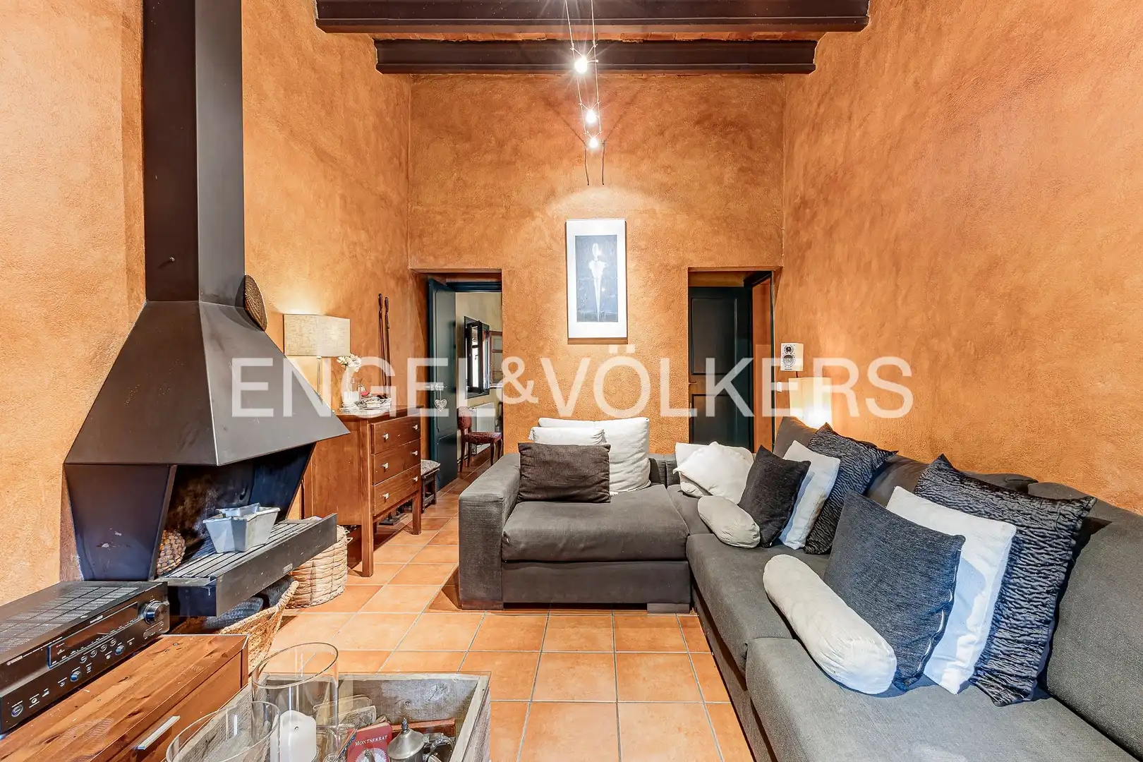 Sala de estar de Casa o chalet en venta en Subirats con Aire acondicionado, Calefacción y Jardín privado
