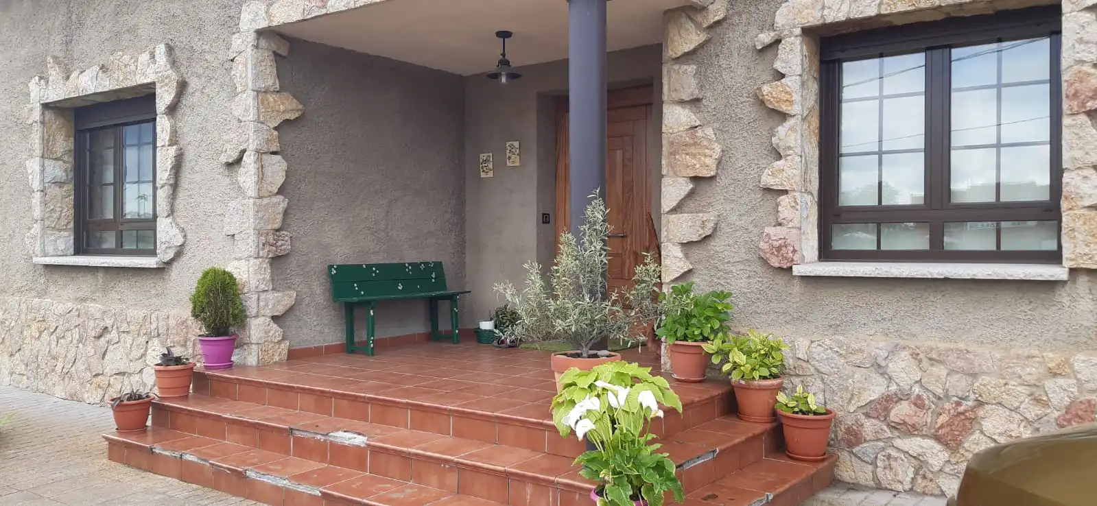 Casa o xalet de lloguer en Onzonilla amb Jardí privat, Parquet i Moblat