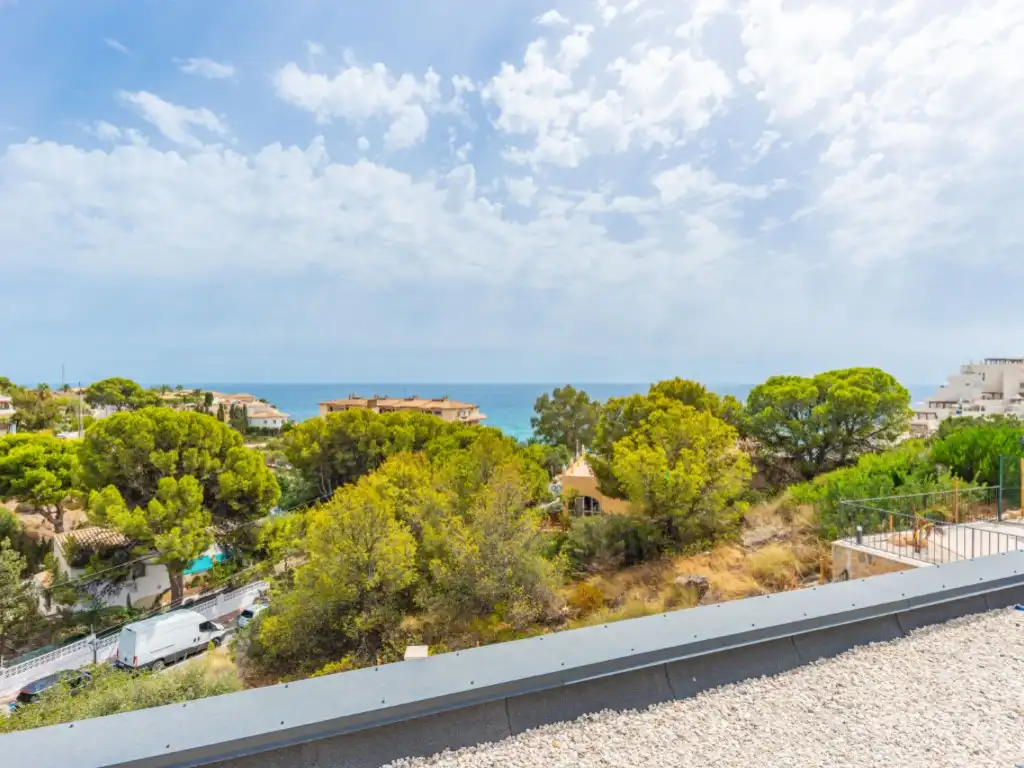 Exterior view of Houses for sale in El Campello  with Air Conditioner, Swimming Pool and Furnished