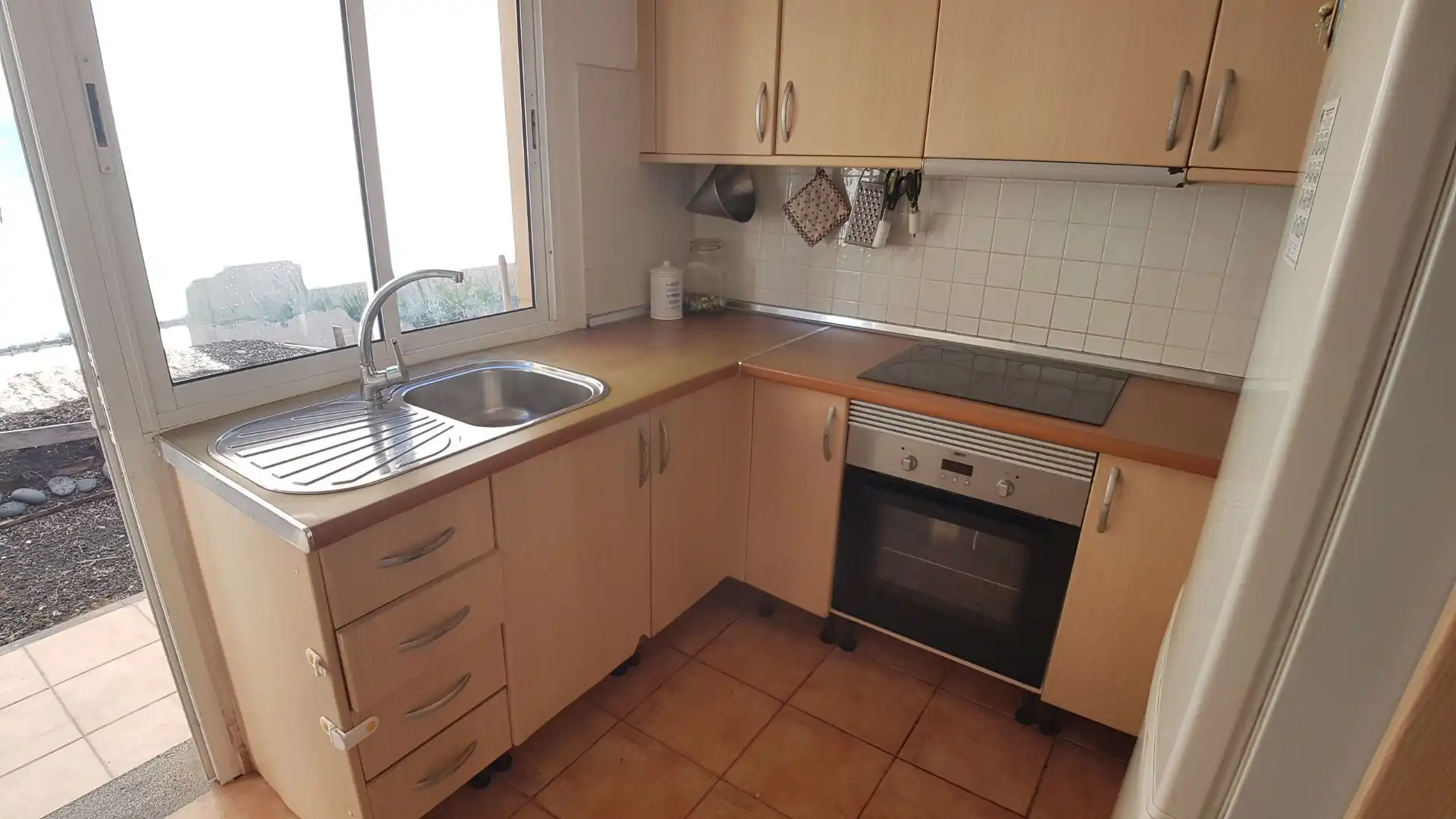 Cocina de Dúplex en venta en La Oliva con Jardín privado