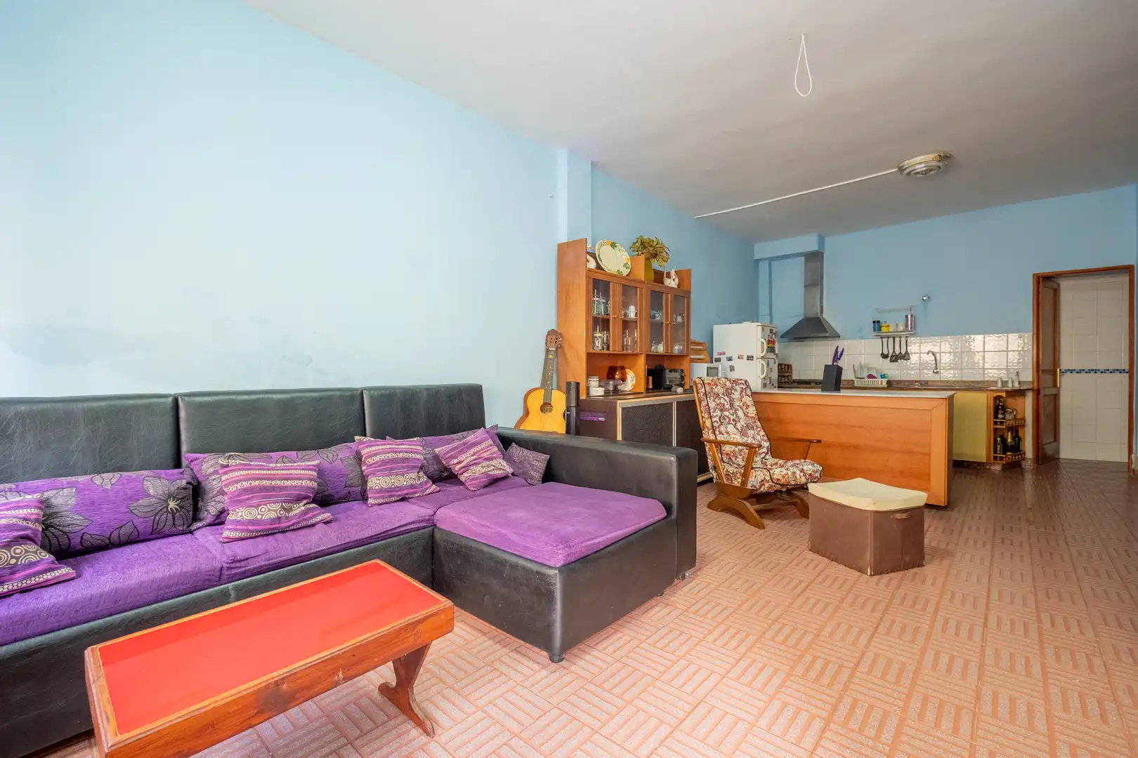 Sala d'estar de Casa o xalet en venda en Santa María de Guía de Gran Canaria amb Terrassa, Moblat i Balcó