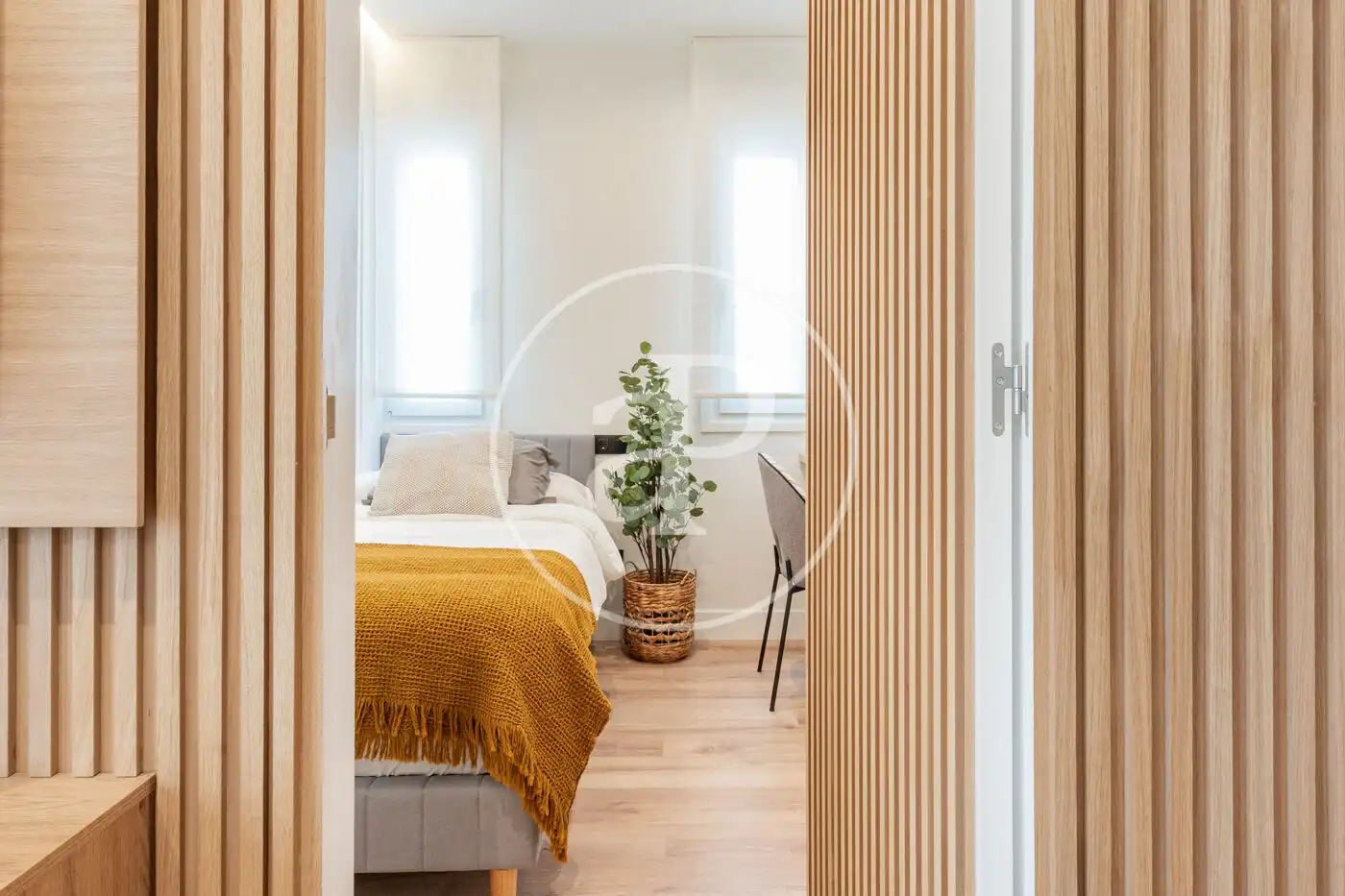 Bedroom of Flat for sale in Madrid  with Air Conditioner, Heating and Terrace