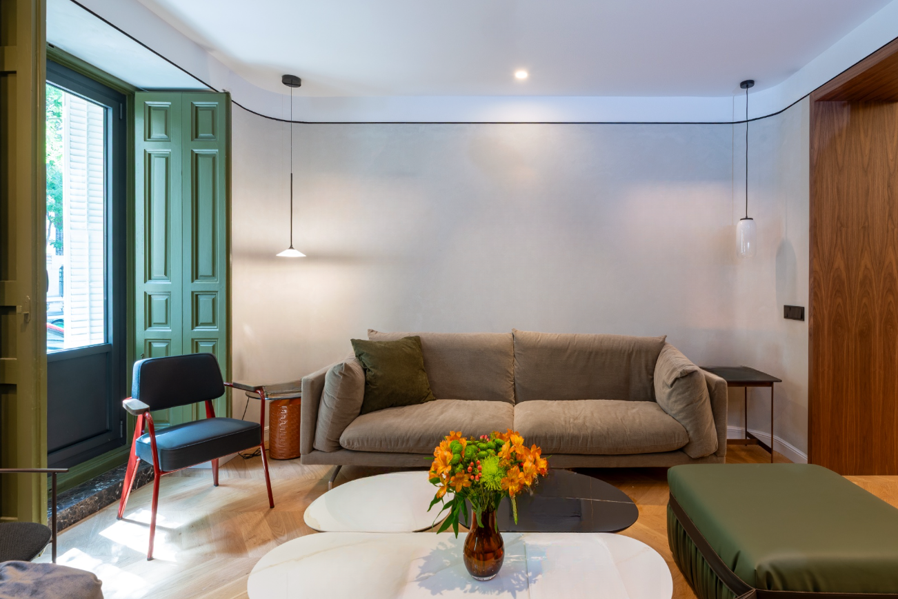 Sala de estar de Piso en venta en  Madrid Capital con Aire acondicionado, Calefacción y Trastero