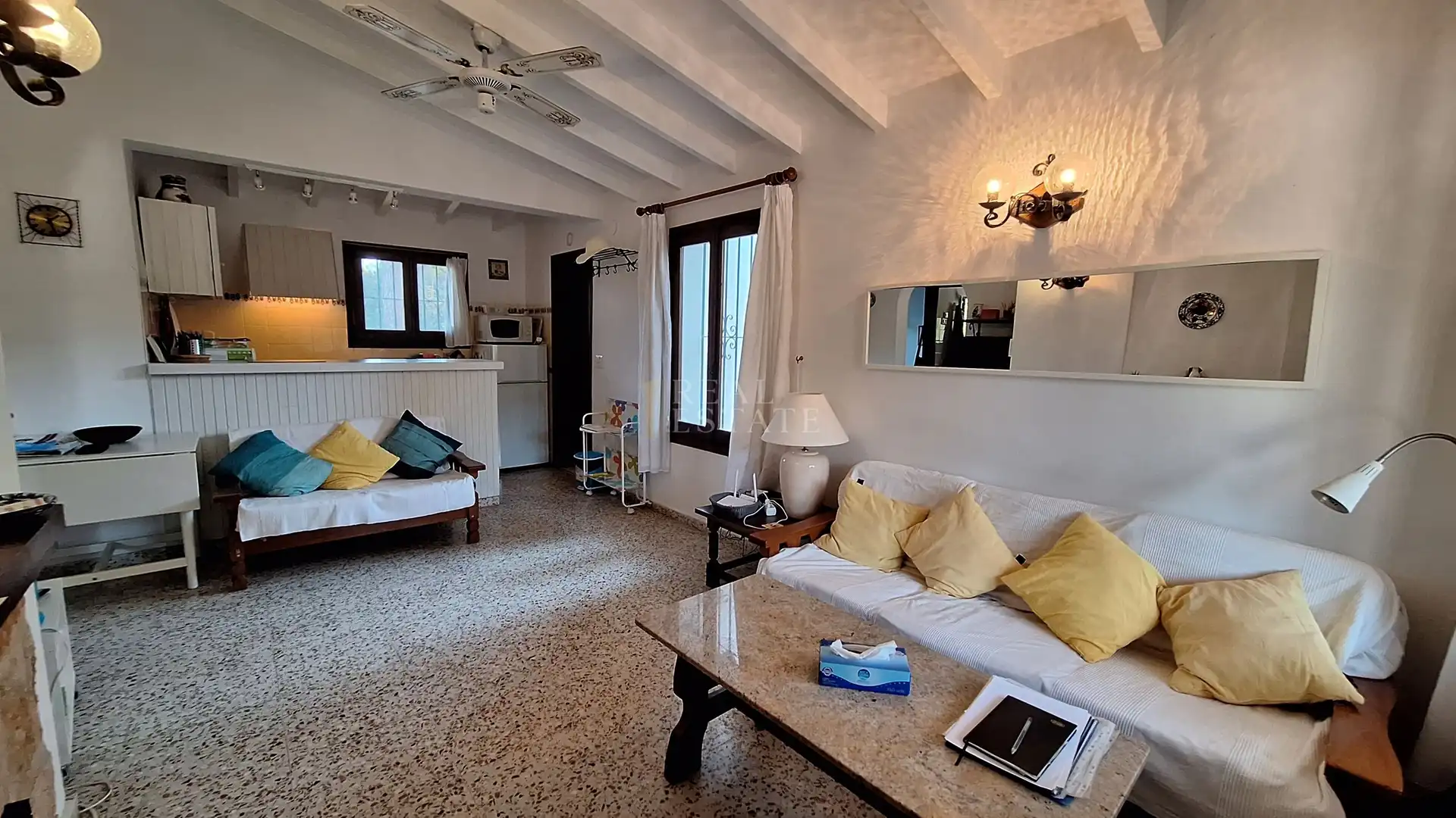 Living room of Houses for sale in Moraira  with Air Conditioner, Terrace and Swimming Pool