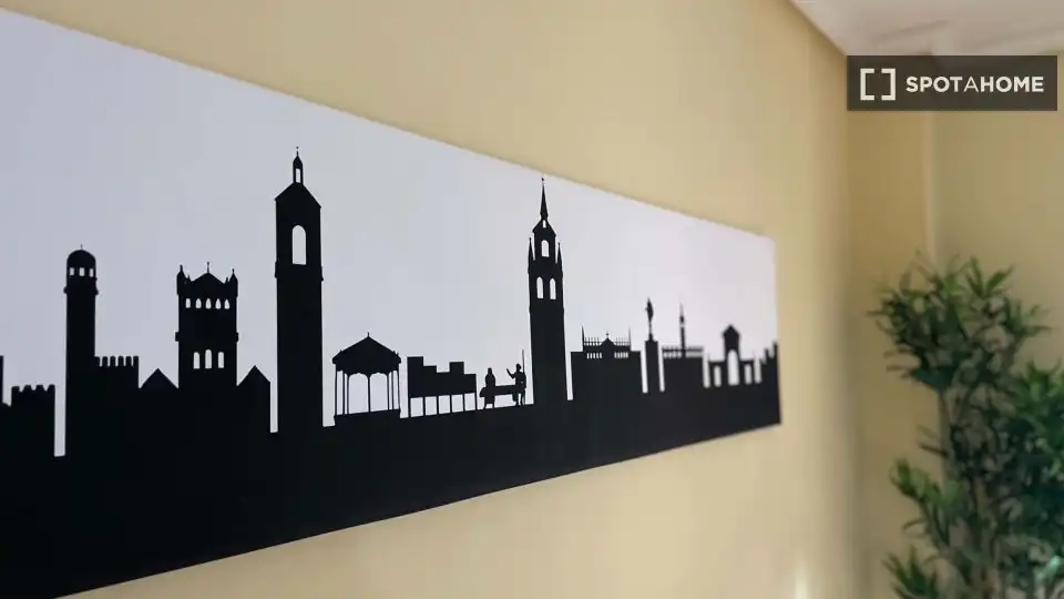 Vista exterior de Apartamento para compartir en Alcalá de Henares con Aire acondicionado, Terraza y Amueblado