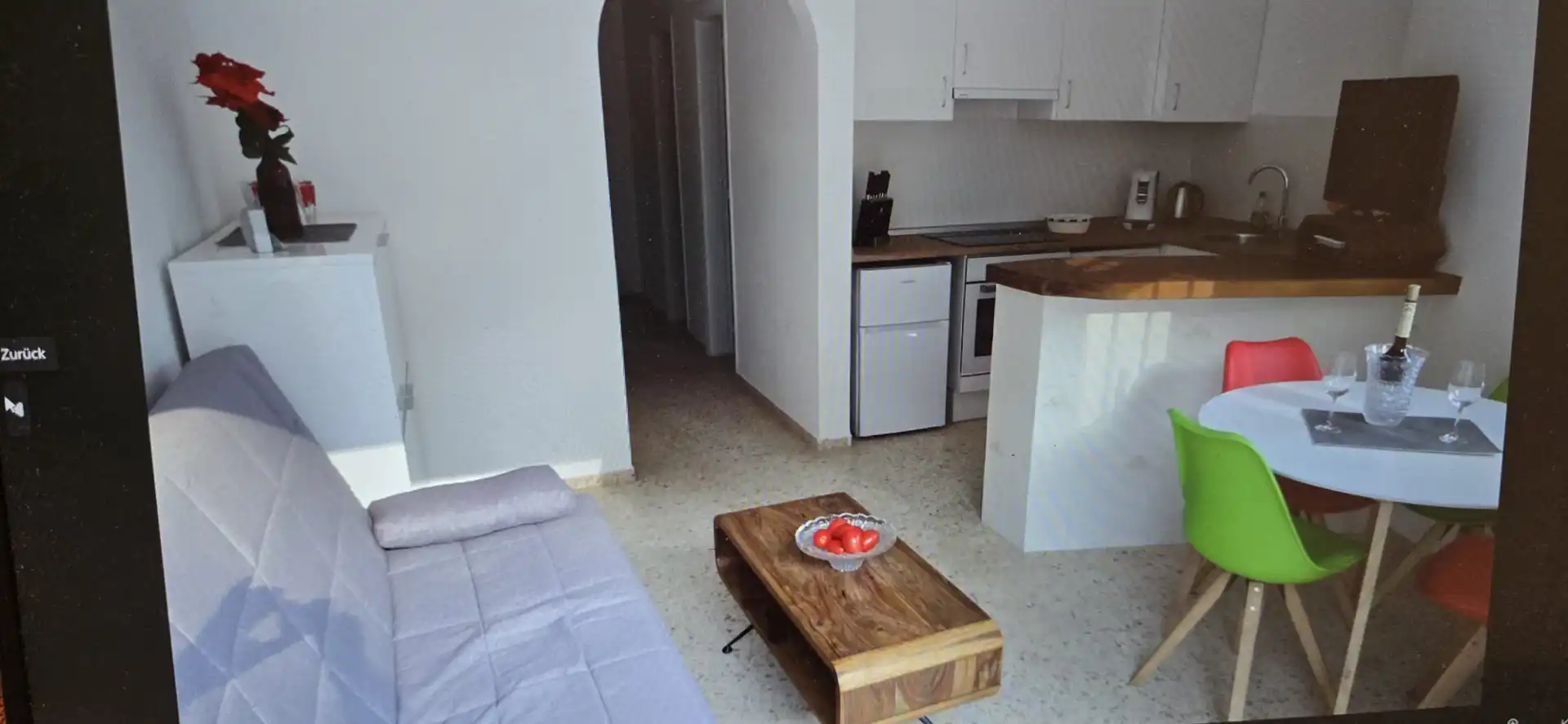 Cocina de Apartamento en venta en Peñíscola / Peníscola con Aire acondicionado, Calefacción y Terraza
