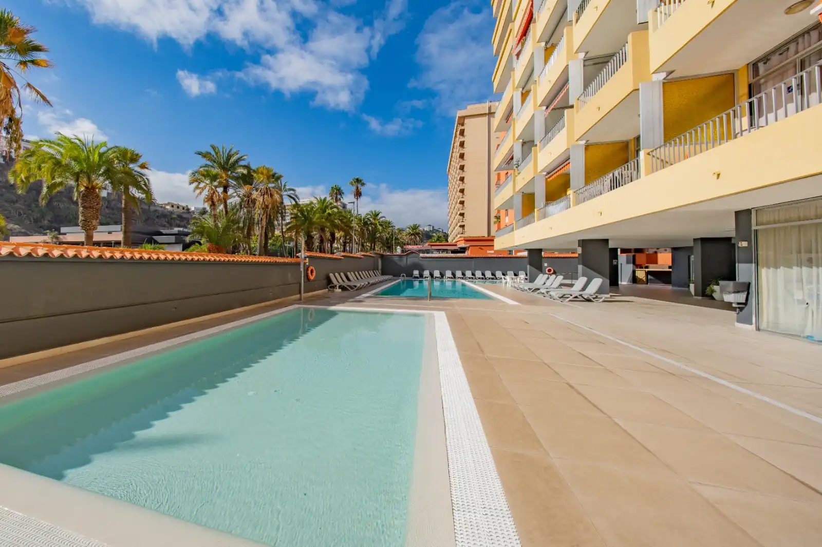 Swimming pool of Study for rent in Puerto de la Cruz  with Terrace, Furnished and Community pool