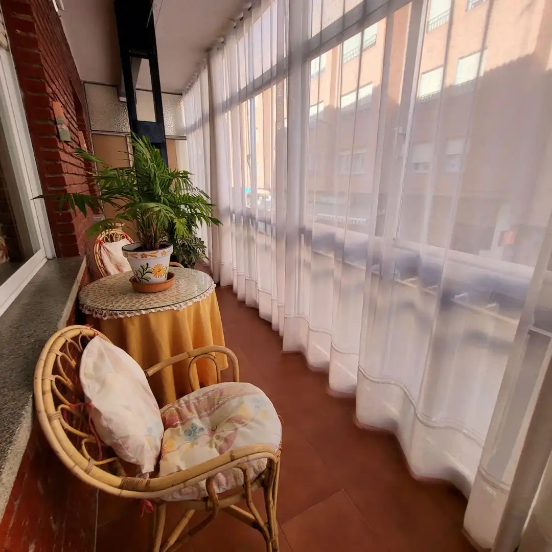 Terraza de Piso de alquiler en Ávila con Calefacción, Terraza y Amueblado