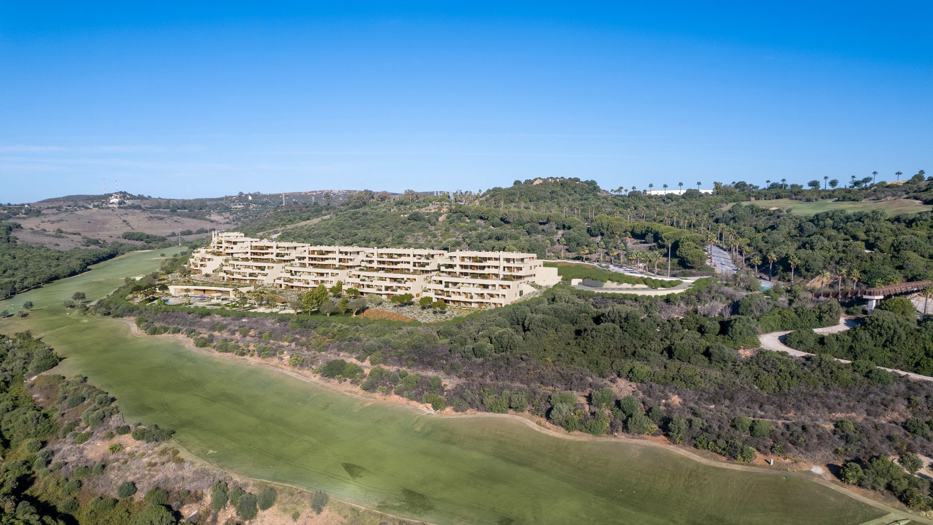 Vista exterior de Apartament en venda en San Roque amb Aire condicionat, Calefacció i Jardí privat