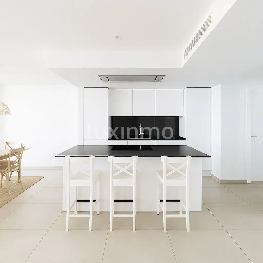 Cocina de Ático en venta en Sant Josep de sa Talaia con Aire acondicionado, Calefacción y Jardín privado