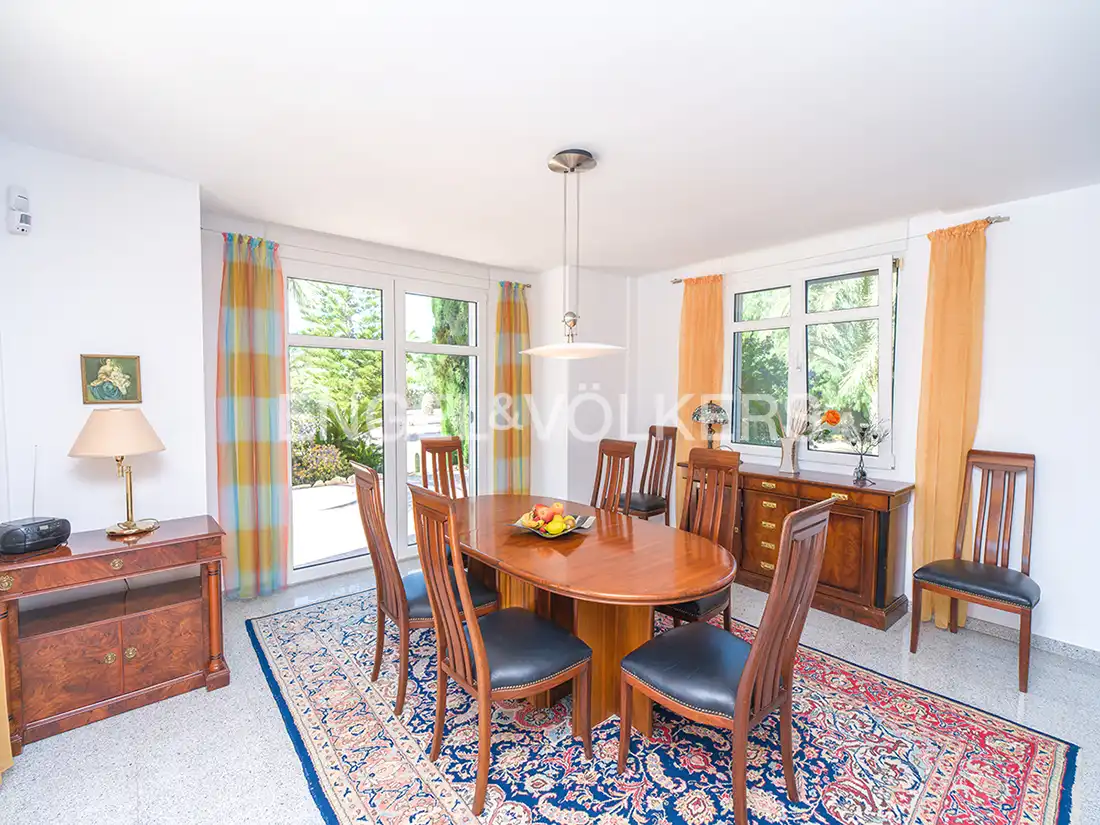 Dining room of Houses for sale in Elche / Elx  with Air Conditioner, Heating and Private garden