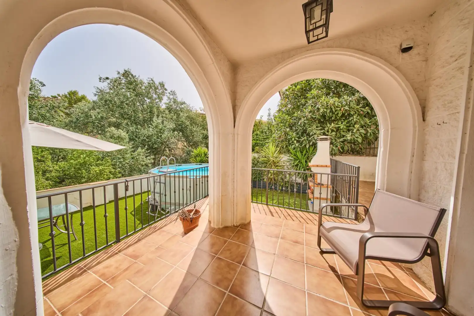 Terrassa de Casa o xalet en venda en Gójar amb Calefacció, Jardí privat i Terrassa