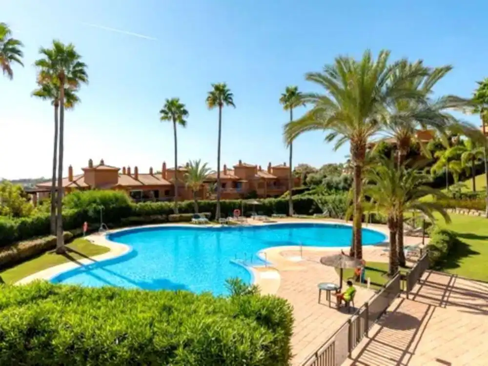 Exterior view of Apartments for rent in Benahavís  with Air Conditioner, Terrace and Swimming Pool