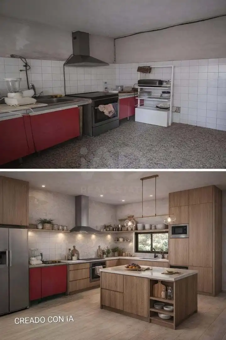 Cuina de Casa o xalet en venda en Sevilla la Nueva amb Calefacció i Piscina